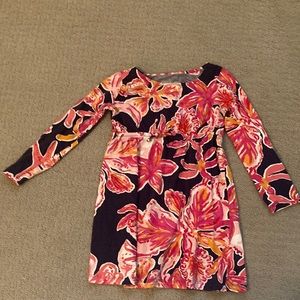 Lilly Pulitzer girls long sleeve dress size small (4-5)